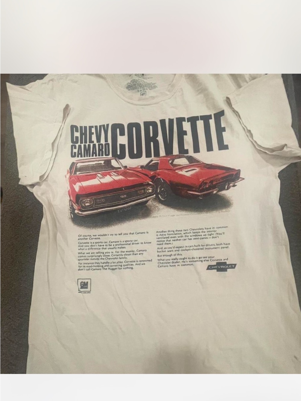 Chemistry Beige Graphic Tee with Black Print
